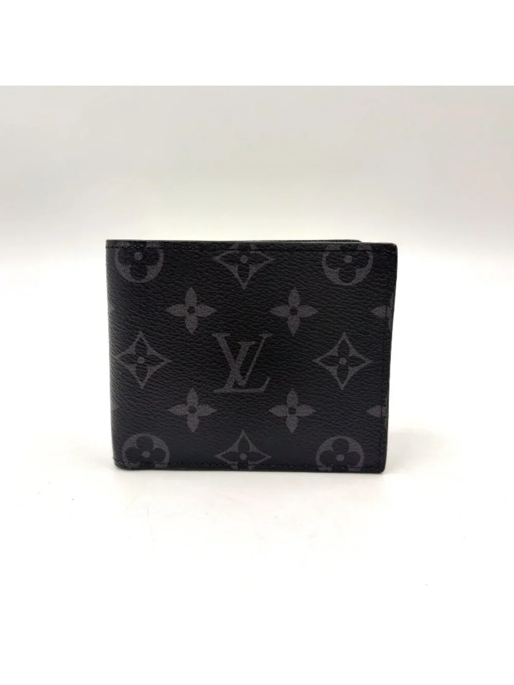 Louis Vuitton Portefeuille Marco NM Monogram Eclipse Leather Black Bifold